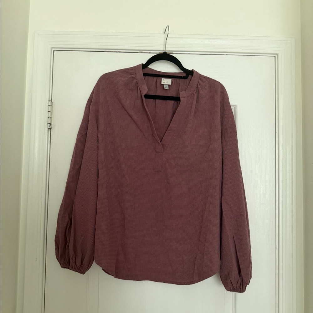 a new day Mauve Blouse